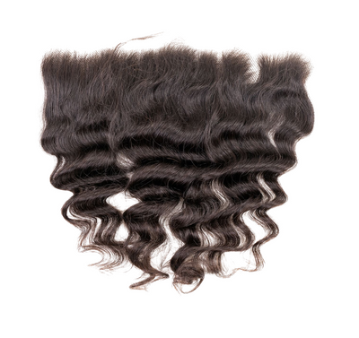 Loose wave 13x4 HD lace frontal raw human hair