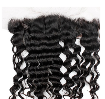 13x4 natural wave HD lace frontal raw human hair