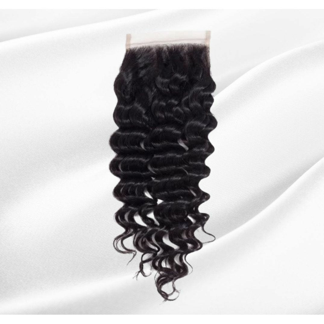 Loose deep wave transparent lace closure 5x5 scalp-like look