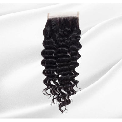 Loose deep wave transparent lace closure 5x5 scalp-like look