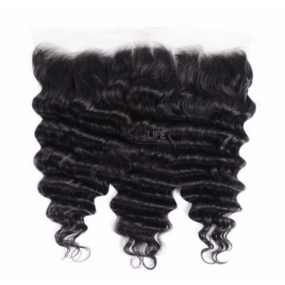 13x6 transparent lace frontal loose deep wave natural look