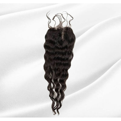 5x5 natural wave HD lace closure raw human hair